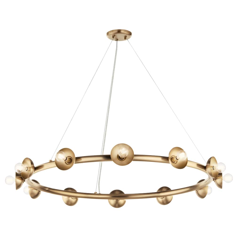 Palta 12-Light Wagon Wheel Chandelier