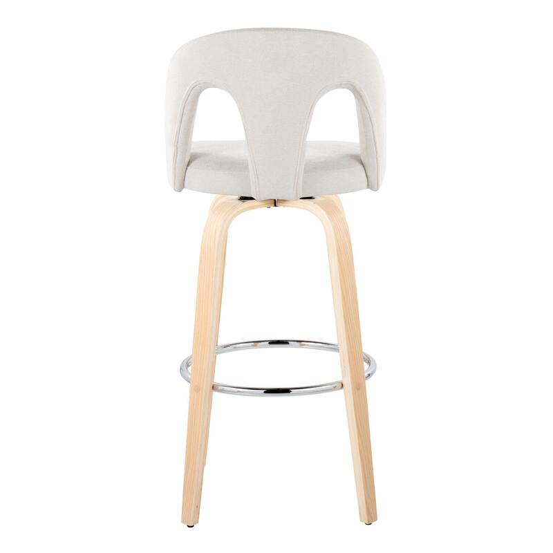 Ava Upholstered 30" Fixed-Height Counter Stool - Set of 2