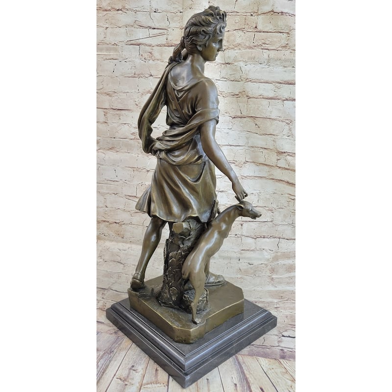 Le Faguays Goddess Of Hunt Artemis Diana The Hunter Victorian Lady With Greyhound