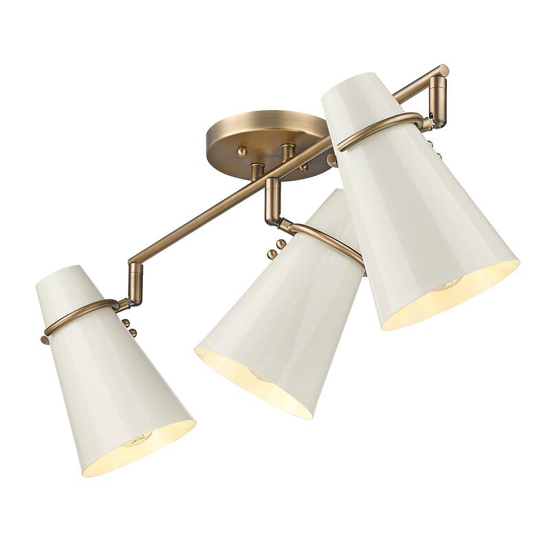 Reeva 3 Light Semi-Flush