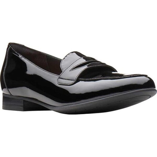 black patent leather penny loafers womens