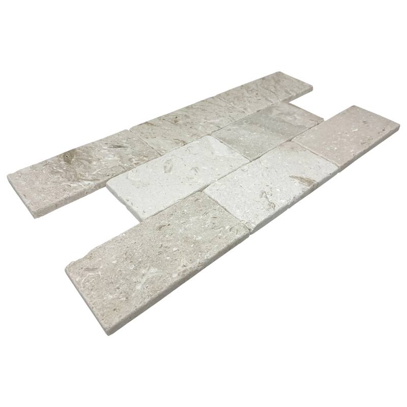 Fresca Limestone 3" x 6" Tumbled Tile