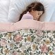 preview thumbnail 1 of 4, Sweet Jojo Designs Vintage Floral Boho Girl Toddler Weighted Blanket 5lbs for Kids -Pink & Green Bohemian, Shabby Chic Farmhouse