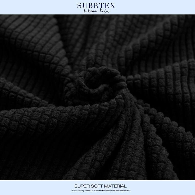 Subrtex Plaid Stretch Sofa Cushion Cover