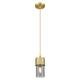 Option Brushed Brass / Light Smoke Shade