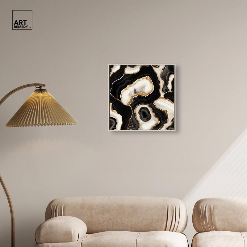 Coal Core Canvas by Art Remedy