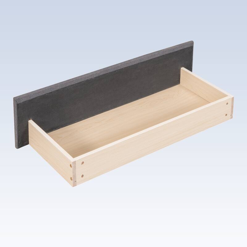 Modern Twin Size Upholstered Daybed with 2 Storage Drawers