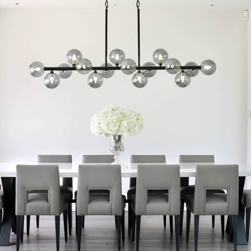 Mid Century Sputnik Chandelier Modern Pendant Light for Dining Room
