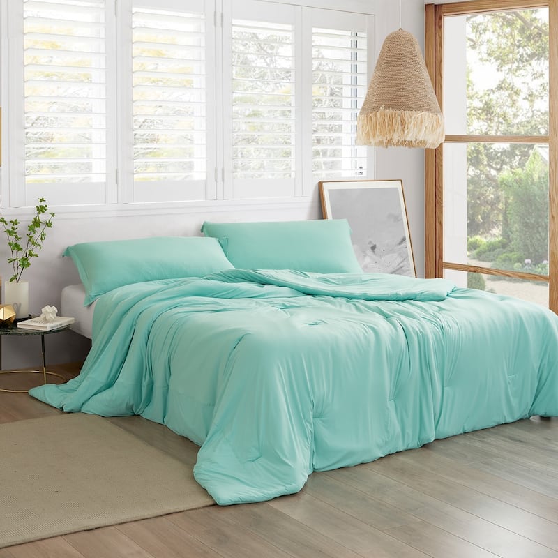 Cool It Boi® - Coma Inducer® Oversized Comforter Set - Aqua Ocean Green - Oversized King
