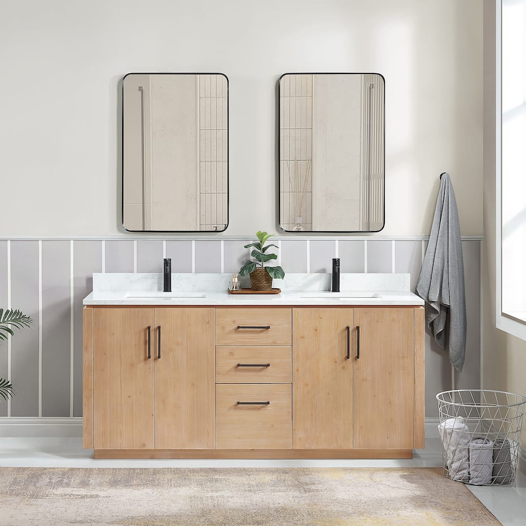 Miseno MV-705772 San 72" Free Standing Double Basin Vanity Set with