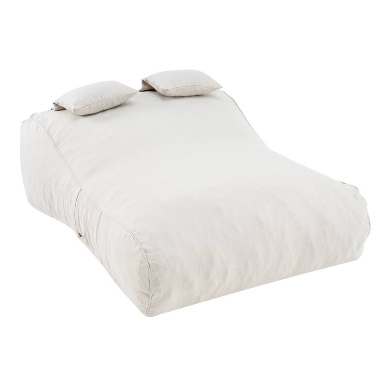 Christopher Knight Home - Lemoore Casual Outdoor Upholstered Bean Bag Daybed