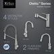 preview thumbnail 17 of 124, Kraus Oletto Single Handle 1-Hole Kitchen Bar Faucet