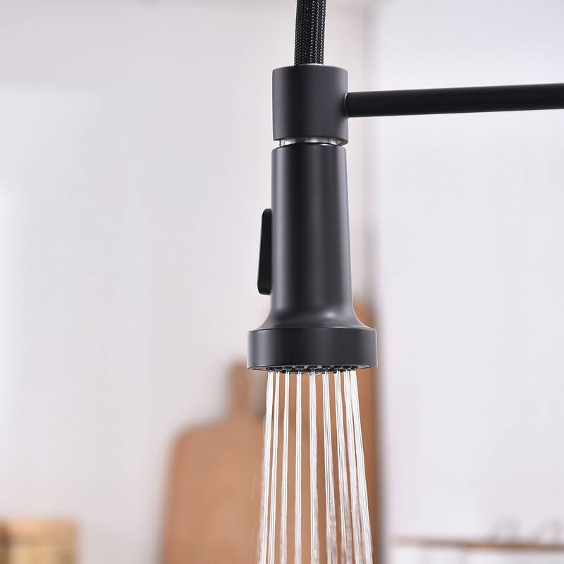 Touchless Single Hole Pull Down Kitchen Faucet with MotionSense Wave