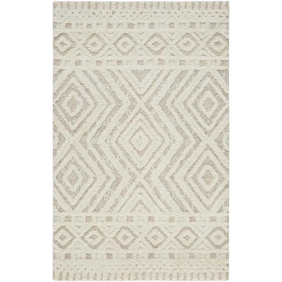 Zoyiw Geometric Stain Resistant Area Rug By HomeRoots - 2' x 3'