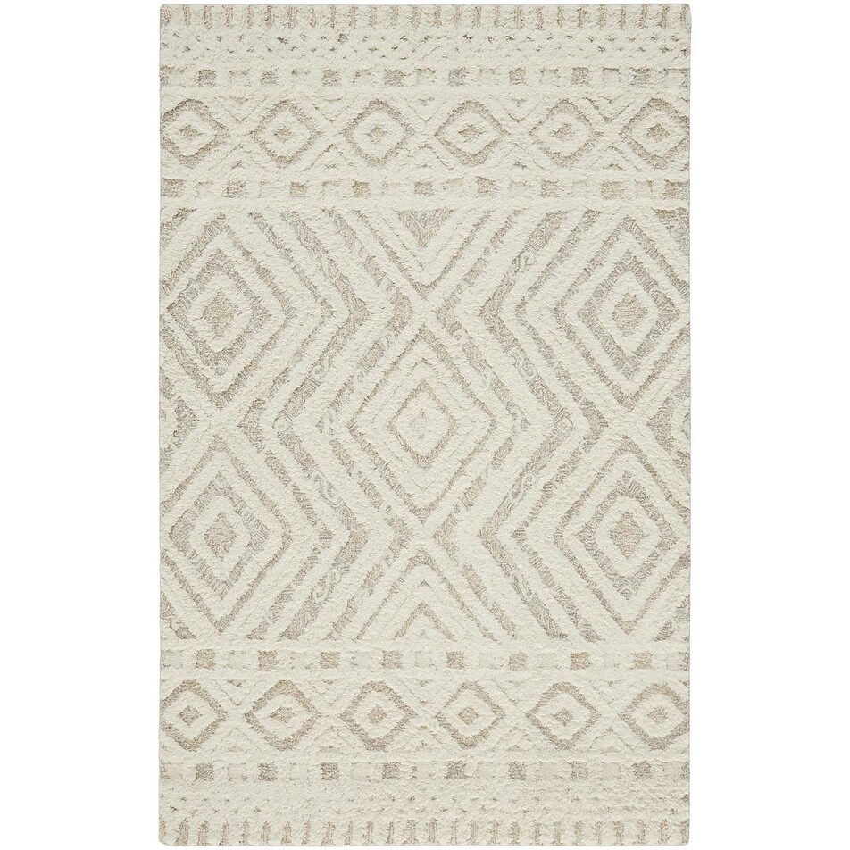 Zoyiw Geometric Stain Resistant Area Rug By HomeRoots - 2' x 3'