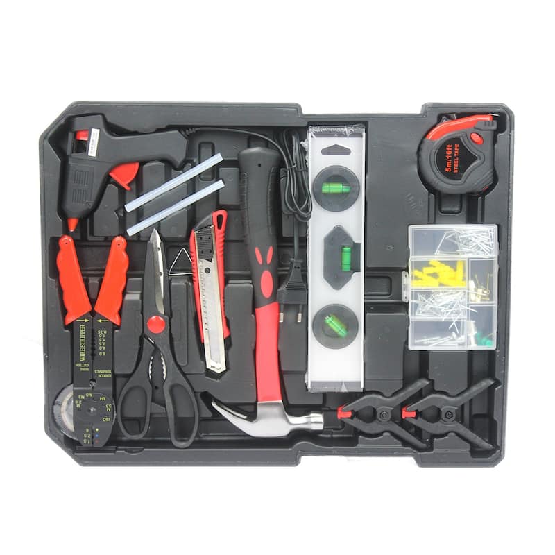 899pcs Home Repair Toolbox Storage Set Kit with 4 Drawers