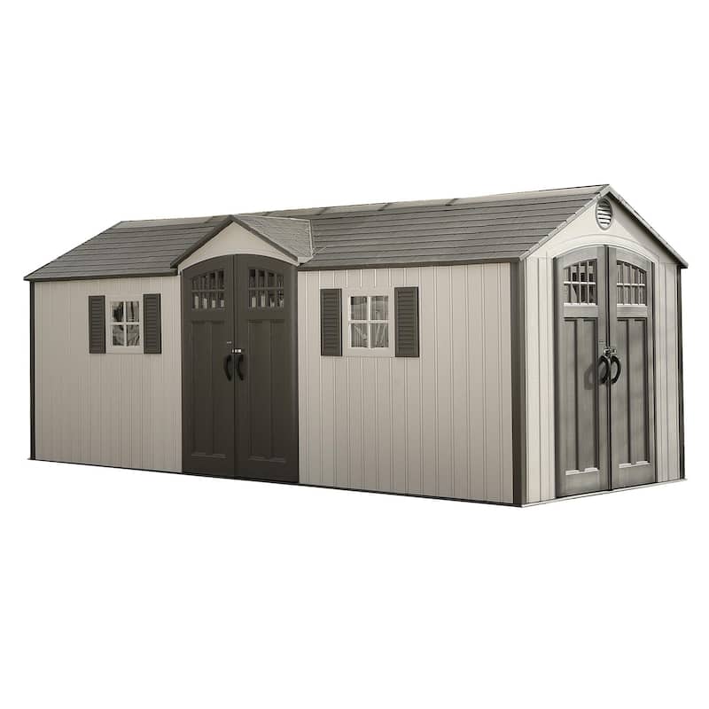 Lifetime 20 Ft. x 8 Ft. Outdoor Storage Shed - 20 x 8 Ft.