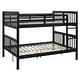 preview thumbnail 25 of 42, Full over Full Solid Wood Loft-Style Bunk Bed with Ladder, Convertible into Two Beds, Solid Wood Frame for Kids' Bedrooms