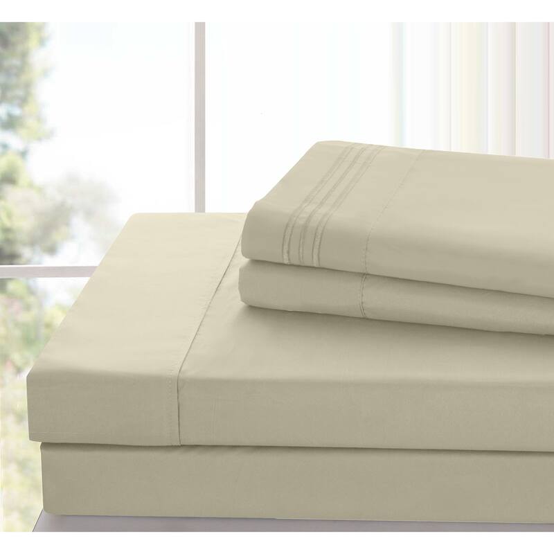 6 Piece Bed Sheet Set Deep Pocket Ultra Soft Microfiber Bedding Sheets