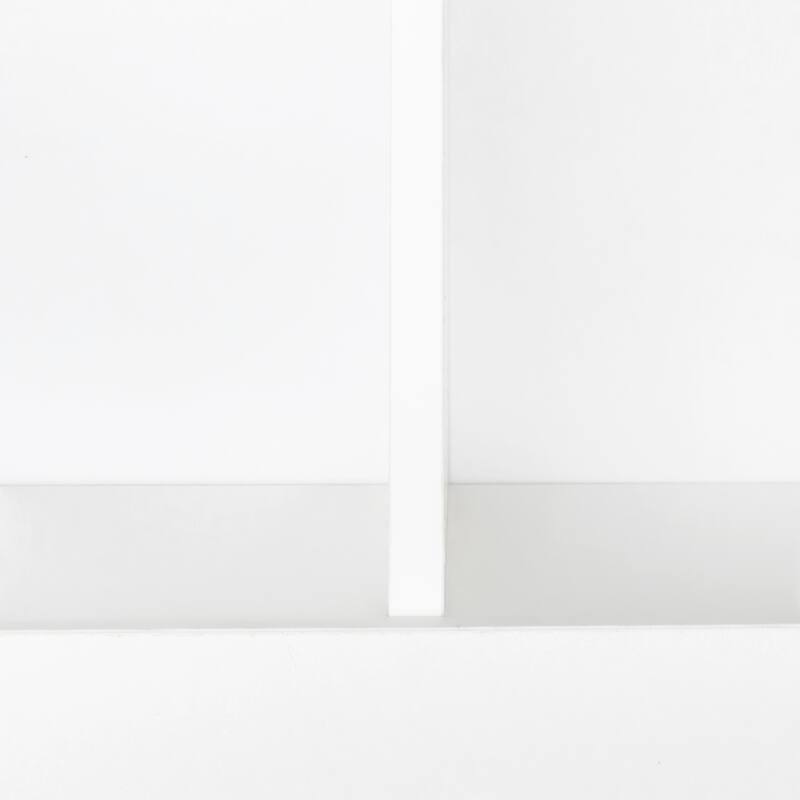 Roomfitters L-Shaped Home Office Computer Desk with Hutch, Corner Workstation with Drawers and Shelves