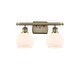 preview thumbnail 36 of 45, Innovations Lighting Athens 2 Light 16" Bath Vanity Light Antique Brass/Matte White