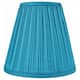 Option Pleated Teal Faux Silk