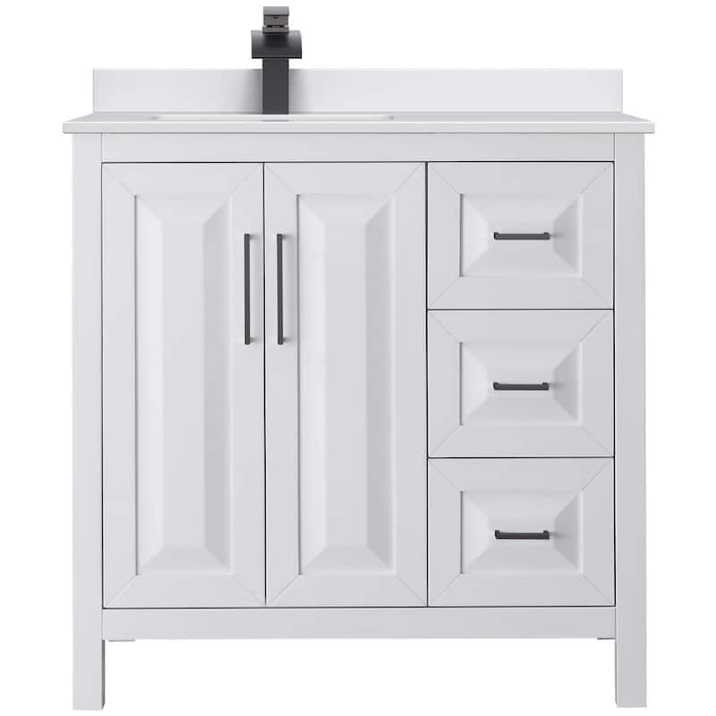 Wyndham Collection WCV252536S-Left-VCA-MXX Daria 36" Free Standing