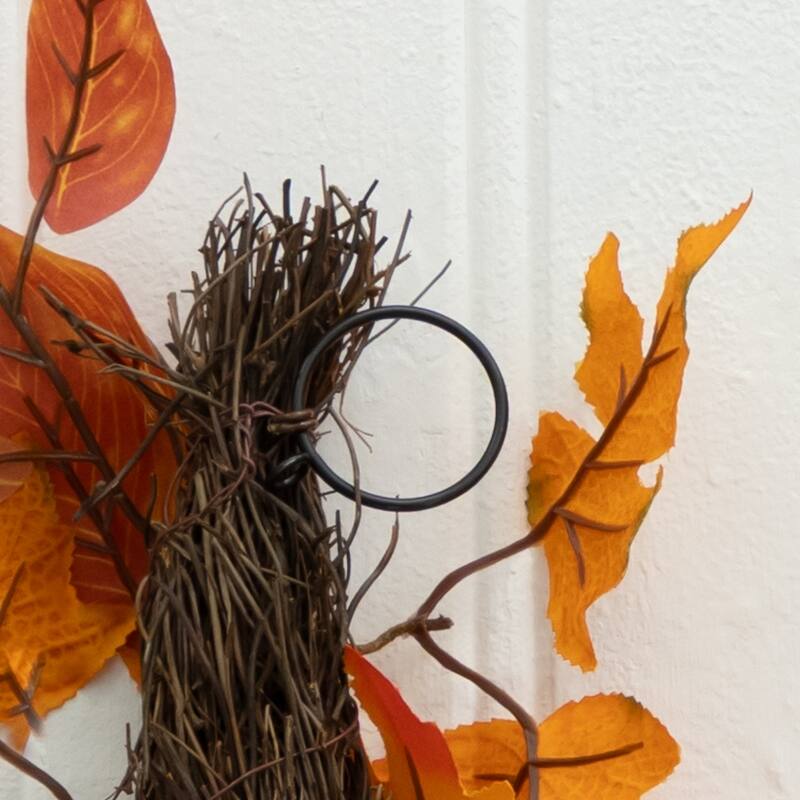 6' Assorted Autumn Maple Leaves, Berries and Pinecone Fall Garland - 72