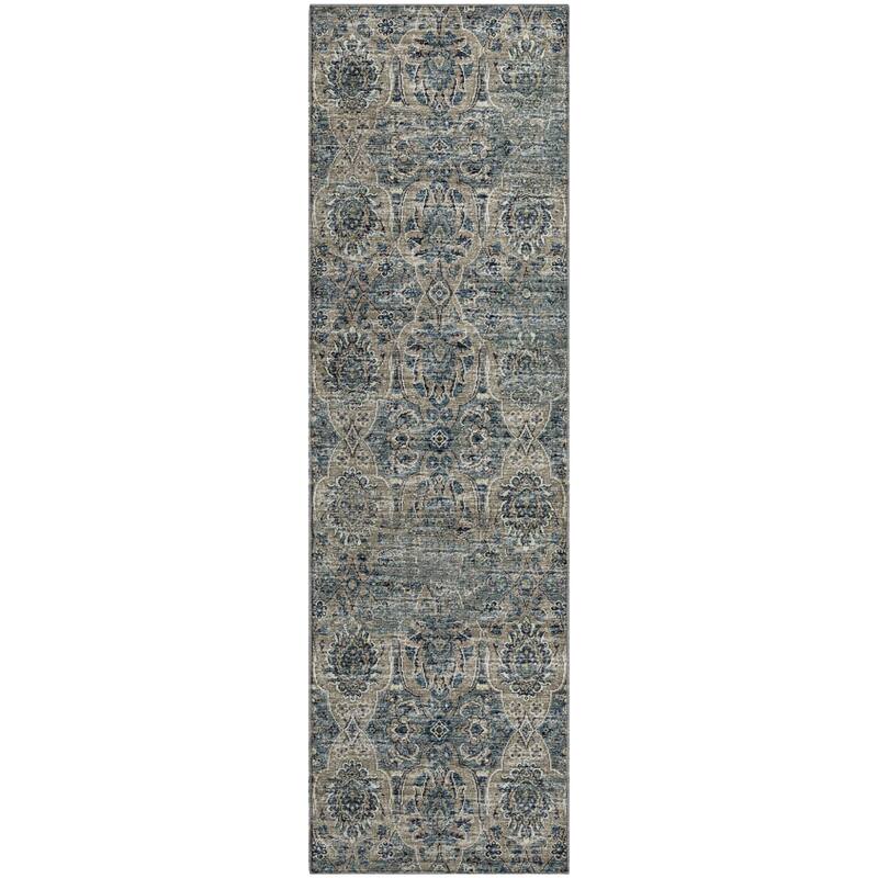 Premium Washable Super Soft Traditional Damask Mayfield Rug