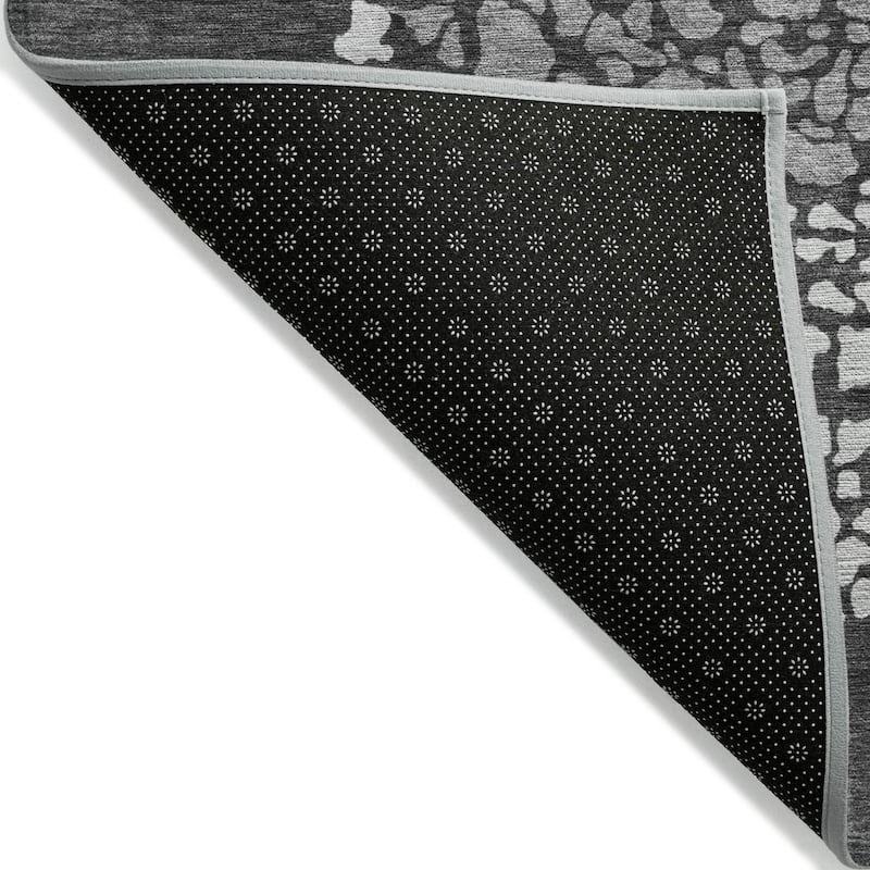 Machine Washable Indoor/ Outdoor Chantille Modern Mosaic Rug