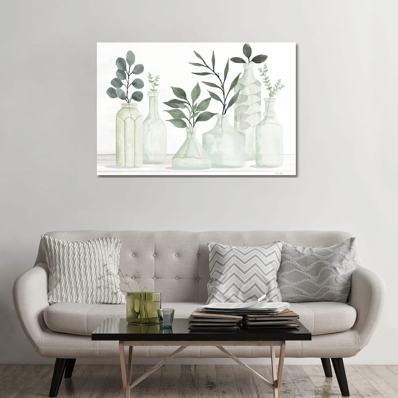 iCanvas "Bottles And Greenery II" by Cindy Jacobs Canvas Print - 32x48x1.5