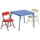 preview thumbnail 2 of 31, Kids Colorful 3 Piece Folding Table and Chair Set