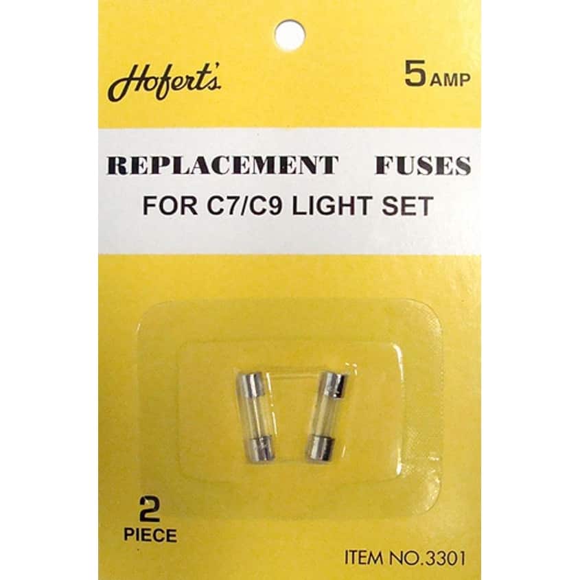 Replacement Fuses for C7 or C9 Christmas Light Strings - 10ct
