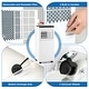 preview thumbnail 9 of 7, Gymax 8000 BTU Portable Air Conditioner Floor AC Unit Fan &