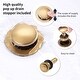 preview thumbnail 6 of 27, 4 Inch Centerset Bathroom Sink Faucet Dual Handle Bathroom Faucet with 360°Swivel Spout Vanity Tap with Pop Up Drain