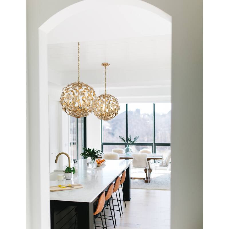 Crystorama Lighting Group MSL-316 Marselle 6 Light 22" Wide Crystal