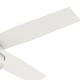 preview thumbnail 3 of 21, Hunter 52" Dempsey Outdoor Ceiling Fan with LED Light Kit and Handheld Remote, Damp Rated - Contemporary, Transitional