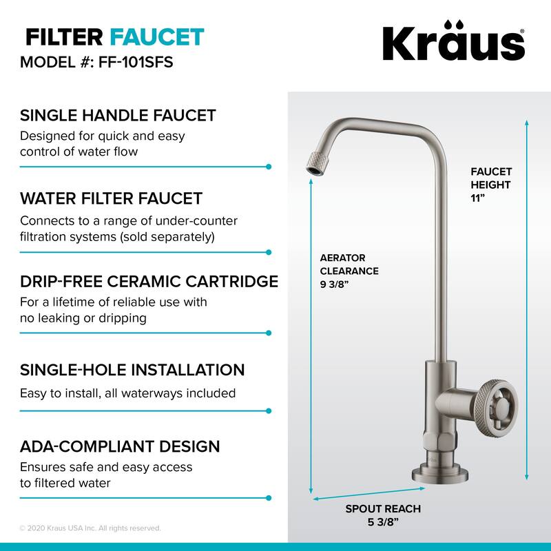 Kraus Urbix 1.8 GPM Bridge Faucet