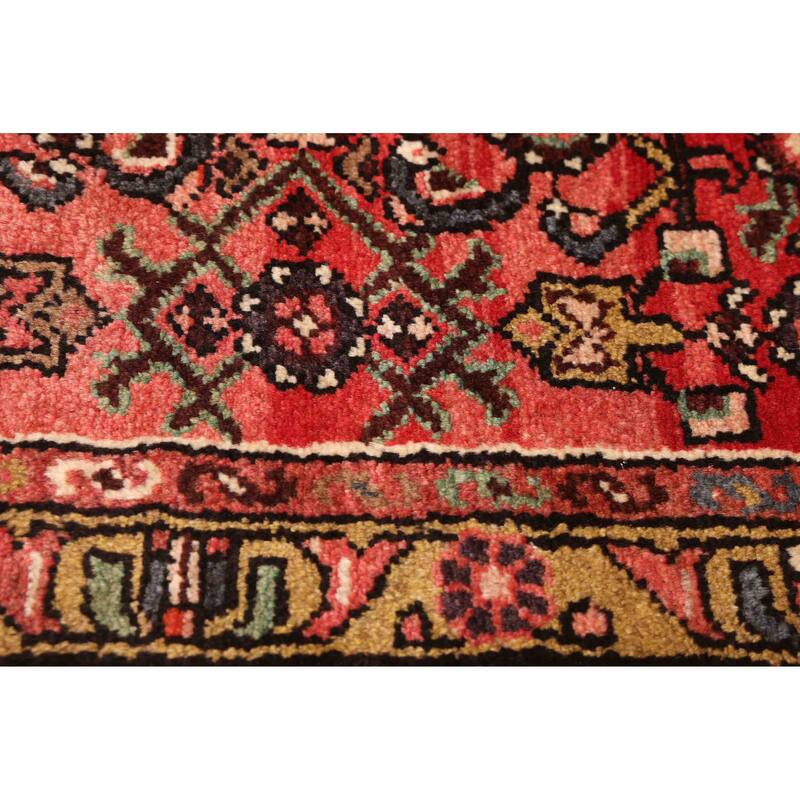 ECARPETGALLERY Hand-knotted Andelz Light Red Wool Rug - 2'9 x 9'1