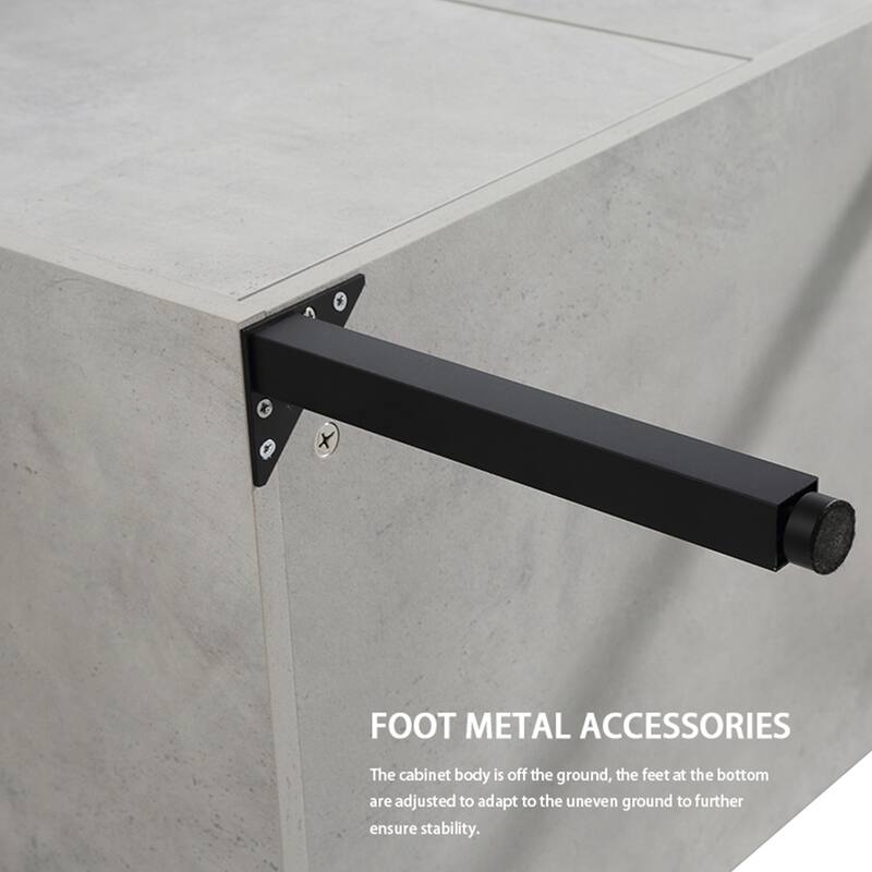 24 Inch/30 Inch /36 Inch Bathroom Vanity W/Sink Freestanding/Wall Mounted Vanity Ceramic Sink Set With Adjustable Shelf