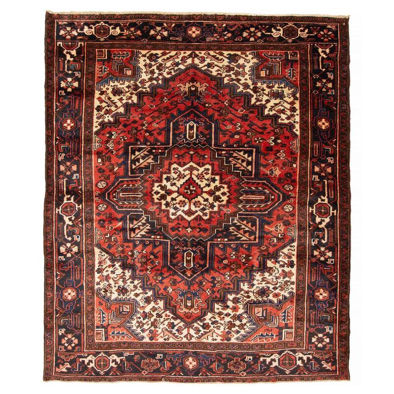ECARPETGALLERY Hand-knotted Sarabi Dark Copper Wool Rug - 7'1 x 8'6 - Dark Copper - 7'1 x 8'6