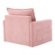 preview thumbnail 14 of 47, GALDWIN Chenille Upholstered 360°Degree Swivel Mid Century Modern Arm Chair for Living Room