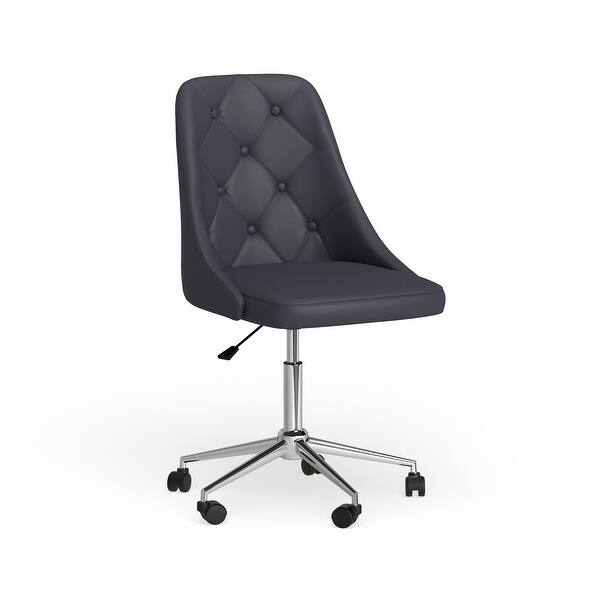 Carson Carrington Ockelbo Button Tufted Office Chair With Faux Leather N A On Sale Overstock 20543644