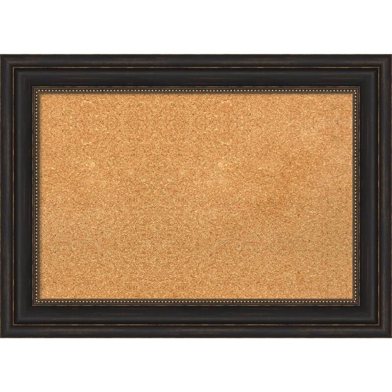 Accent Bronze Framed Cork Bulletin Memo Board