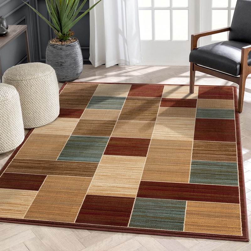Well Woven Barclay Eslem Geometric Modern Area Rug
