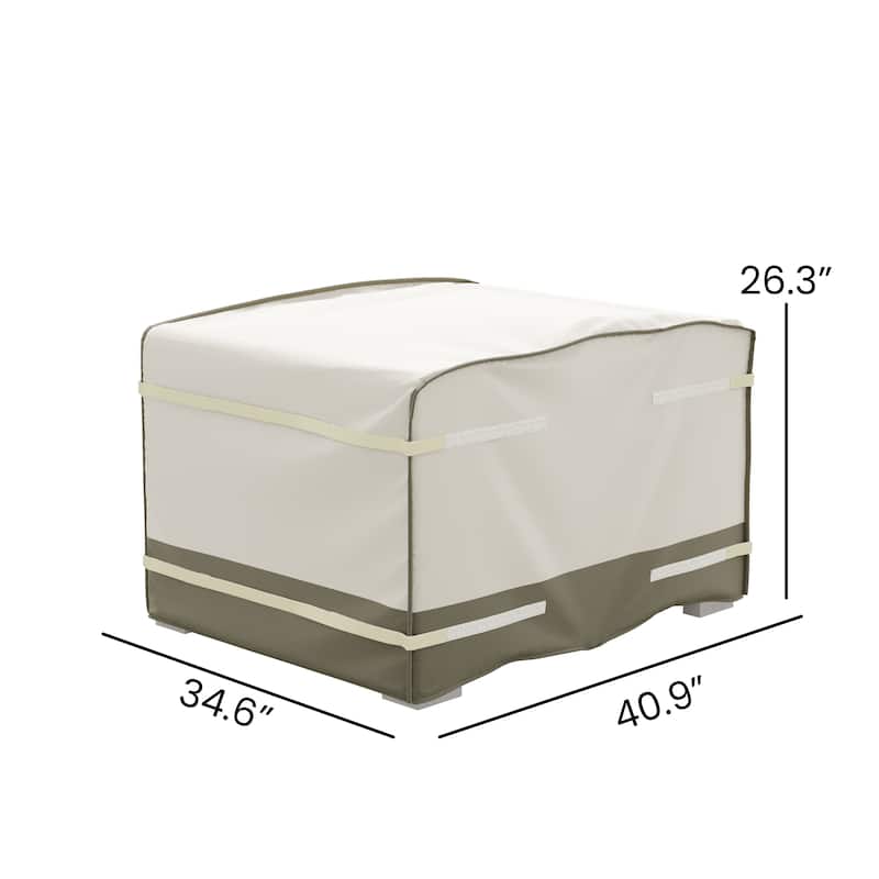 Corvus Sirio Multi-Purpose Velcro Cover for Outdoor Club Chair – for Chairs up to 40.9" W - 40.94" x 34.65"