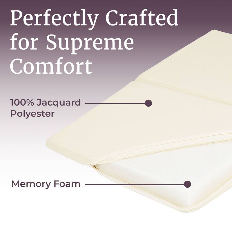 Natural Pedic Folding Wedge Memory Foam Pillow