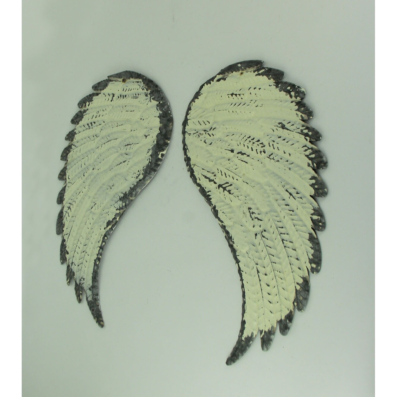 Shop Rustic Galvanized Metal Angel Wings Wall Decor Set