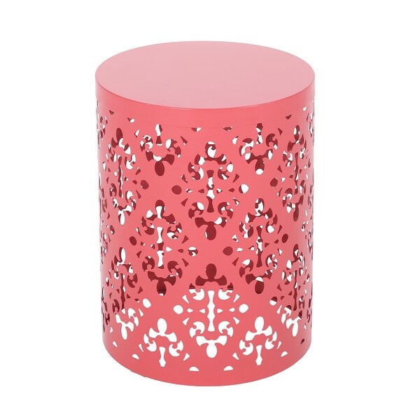 Outdoor Metal End Table -Large - Bed Bath & Beyond - 42651228