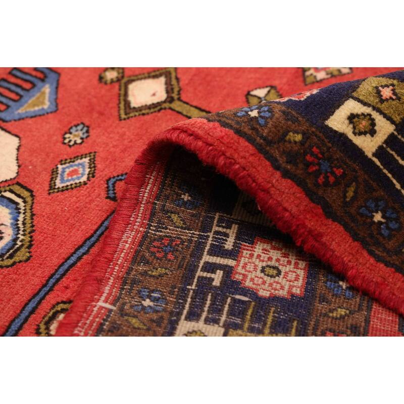 ECARPETGALLERY Hand-knotted Konya Anatolian Red Wool Rug - 3'1 x 4'4